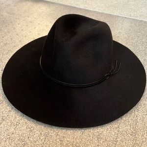 Pendleton 100% wool black marni fedora